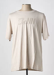 T-shirt stretch manches courtes beige NORTHERN SPIRIT homme