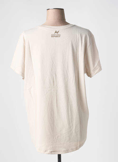 T-shirt beige NORTHERN SPIRIT pour femme