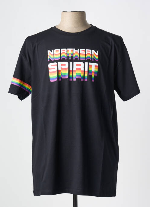 T-shirt noir NORTHERN SPIRIT pour homme