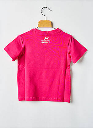 T-shirt coupe droite manches courtes rose NORTHERN SPIRIT fille