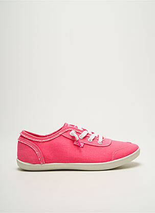 Slip ons bout rond talon plat jusqu'à 3cm rose SKECHERS femme