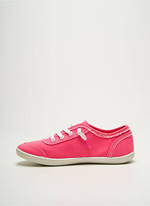Slip ons bout rond talon plat jusqu'à 3cm rose SKECHERS femme