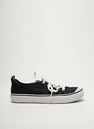 Baskets bout rond talon plat jusqu'à 3cm noir SKECHERS femme