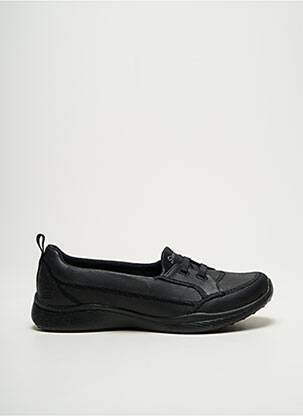 Baskets bout rond talon plat jusqu'à 3cm noir SKECHERS femme