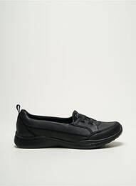Baskets bout rond talon plat jusqu'à 3cm noir SKECHERS femme