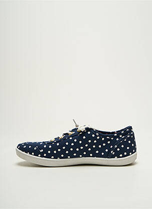 Baskets bout rond talon plat jusqu'à 3cm bleu SKECHERS femme