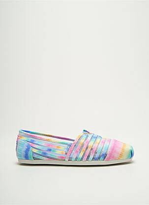 Espadrilles talon plat jusqu'à 3cm bleu SKECHERS femme