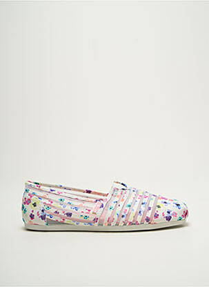 Espadrilles talon plat jusqu'à 3cm blanc SKECHERS femme