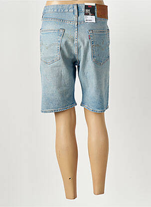 Bermuda coupe droite taille normale bleu LEVIS femme