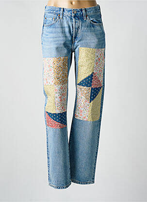 Jeans coupe droite poches bleu LEVI'S femme