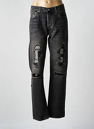 Jeans coupe slim poches gris LEVI'S femme
