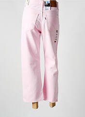 Jeans coupe droite rose LEVIS pour femme seconde vue