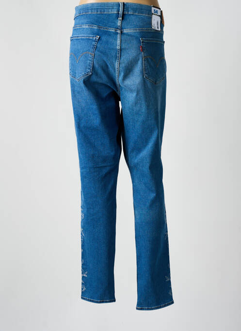 Jeans coupe droite bleu LEVIS pour femme