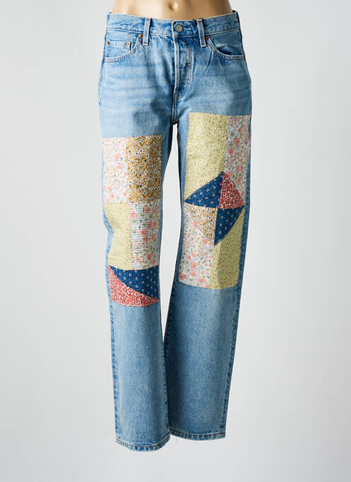 Jeans coupe droite bleu LEVIS pour femme