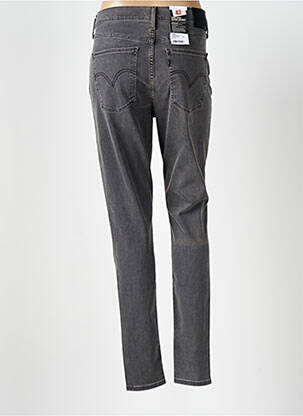 Jeans skinny effet usé délavé taille haute gris LEVI'S femme