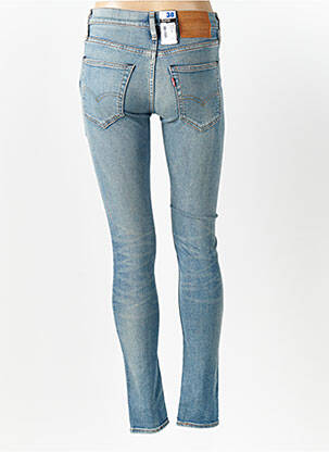 Jeans skinny effet usé délavé taille normale bleu LEVI'S femme
