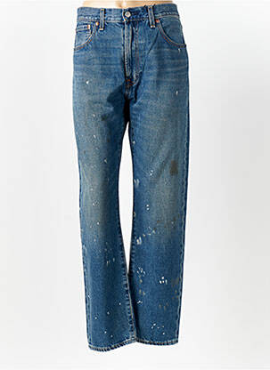 Jeans coupe droite effet usé taille normale bleu LEVI'S homme