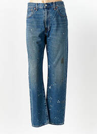 Jeans coupe droite effet usé taille normale bleu LEVIS homme