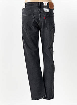 Jeans coupe droite effet usé délavé taille normale noir LEVI'S femme