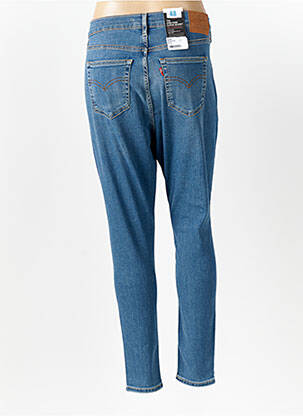 Jeans skinny effet usé délavé taille haute bleu LEVI'S femme