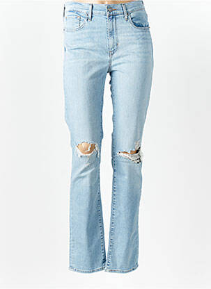 Jeans coupe droite taille haute taille haute bleu LEVI'S femme
