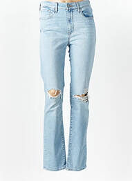 Jeans coupe droite taille haute taille haute bleu LEVIS femme