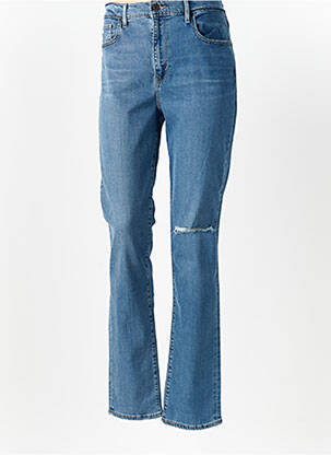 Jeans coupe droite taille haute taille haute bleu LEVI'S femme