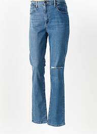 Jeans coupe droite taille haute taille haute bleu LEVIS femme