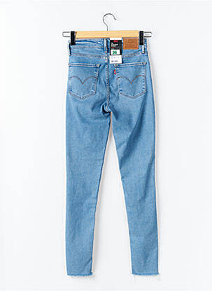 Jeans skinny effet usé délavé taille haute bleu LEVI'S femme