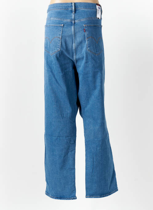 Jeans coupe droite taille haute taille haute bleu LEVIS femme