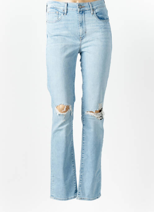Jeans coupe droite bleu LEVIS pour femme