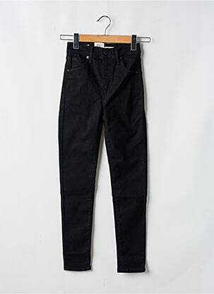 Jeans coupe slim stretch taille haute noir LEVIS femme