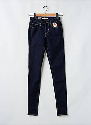 Jeans coupe slim tissage brut taille normale bleu LEVIS femme