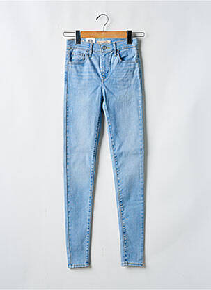 Jeans coupe slim stretch taille haute bleu LEVIS femme