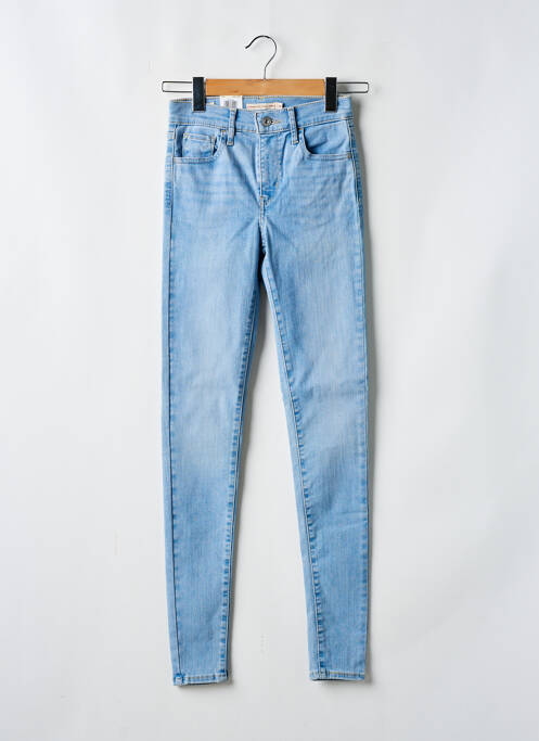 Jeans coupe slim stretch taille haute bleu LEVIS femme