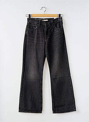 Jeans coupe droite taille normale taille normale noir LEVIS femme