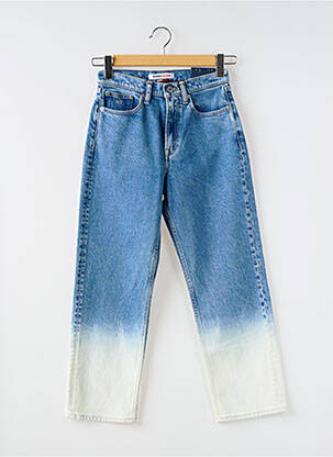 Jeans coupe droite stretch taille normale bleu TOMMY HILFIGER femme