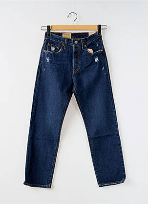 Jeans coupe droite stretch taille normale bleu LEVI'S femme