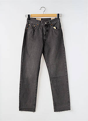 Jeans coupe droite taille normale taille normale noir LEVIS femme