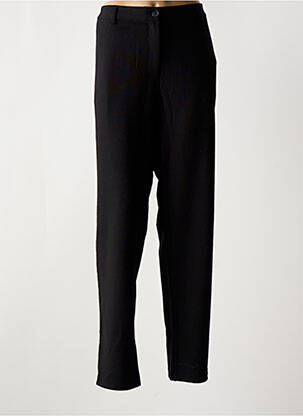 Pantalon droit tissage crêpe taille normale noir DAMART femme