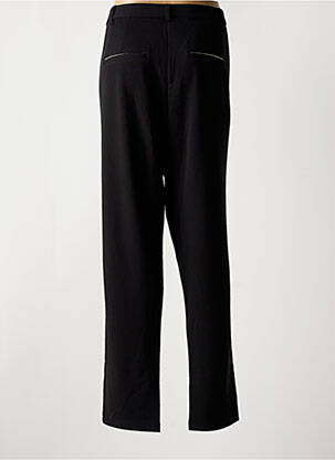 Pantalon droit tissage crêpe taille normale noir DAMART femme