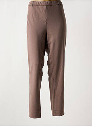 Pantalon droit stretch taille normale marron DAMART femme