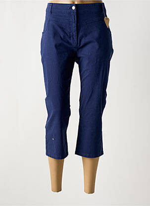 Pantacourt stretch taille normale bleu DAMART femme