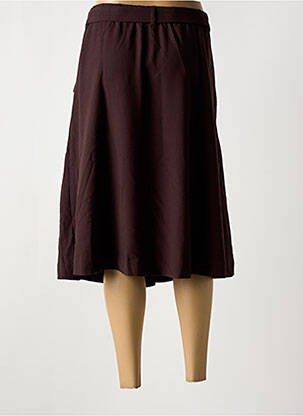 Jupe mi-longue stretch marron DAMART femme