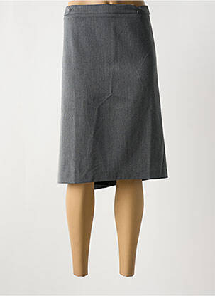 Jupe mi-longue stretch gris DAMART femme