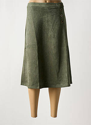 Jupe mi-longue stretch vert DAMART femme
