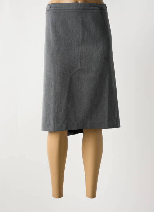 Jupe mi-longue stretch gris DAMART femme