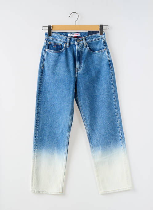 Jeans coupe droite bleu TOMMY HILFIGER pour femme