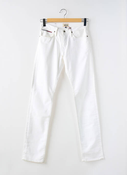 Jeans coupe slim blanc TOMMY HILFIGER pour femme
