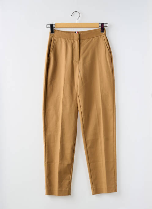Pantalon chino marron TOMMY HILFIGER pour femme